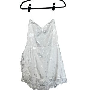 For Love And Lemons White Lace Chemise